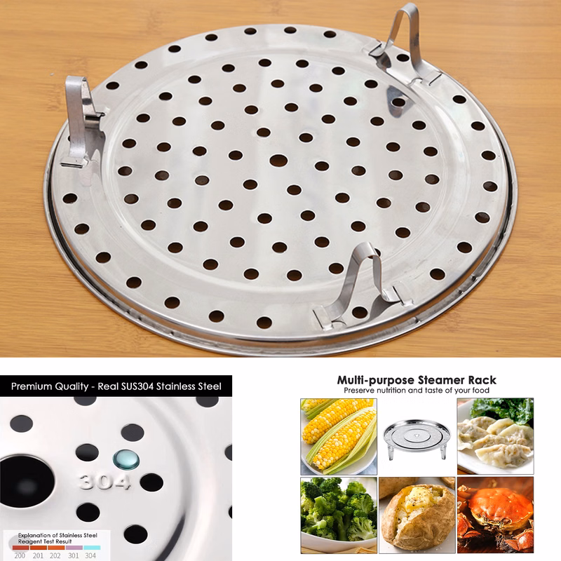 10inch 10 1/16" x 10 1/16" 304 Stainless Steel Steaming Rack