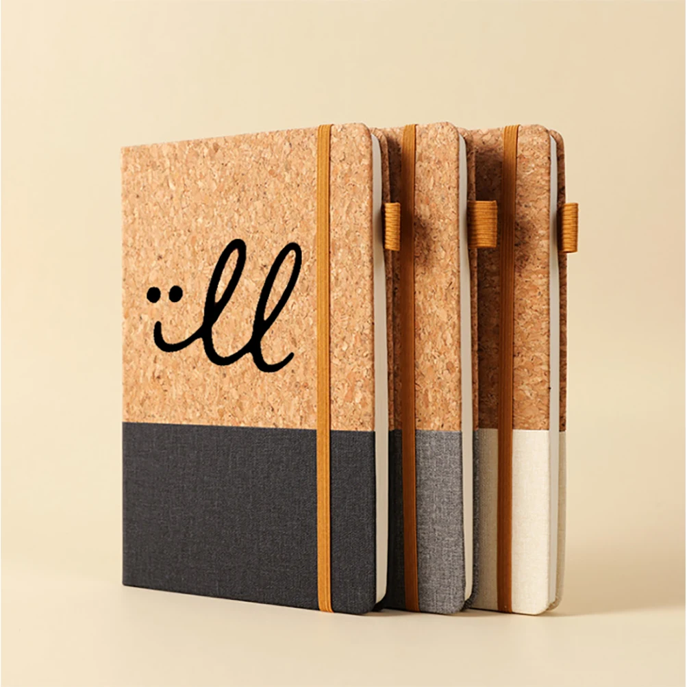Cork Hardcover Bound Notebooks 1
