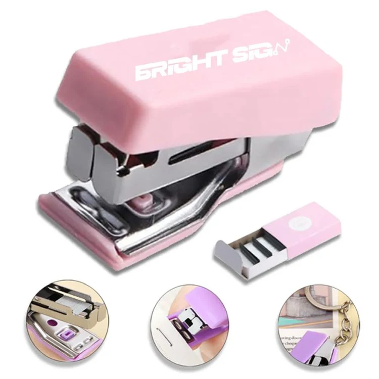 Set of 5 Mini Colorful Desk Stapler Keychains 1