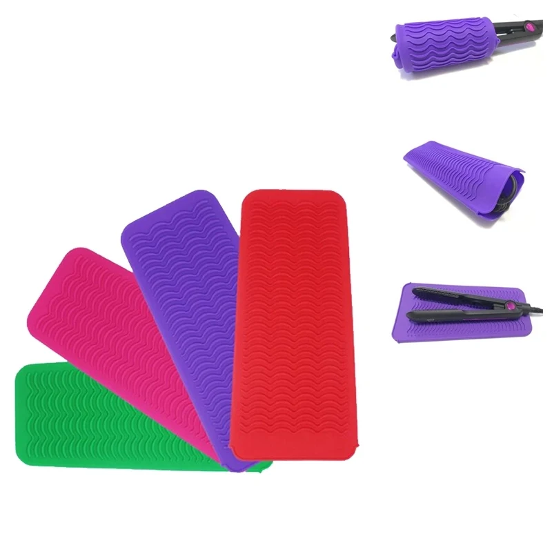 Heat Proof Silicone Mat Pouch For Hair Tools 1