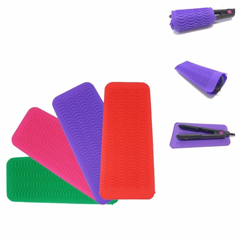 Heat Proof Silicone Mat Pouch For Hair Tools