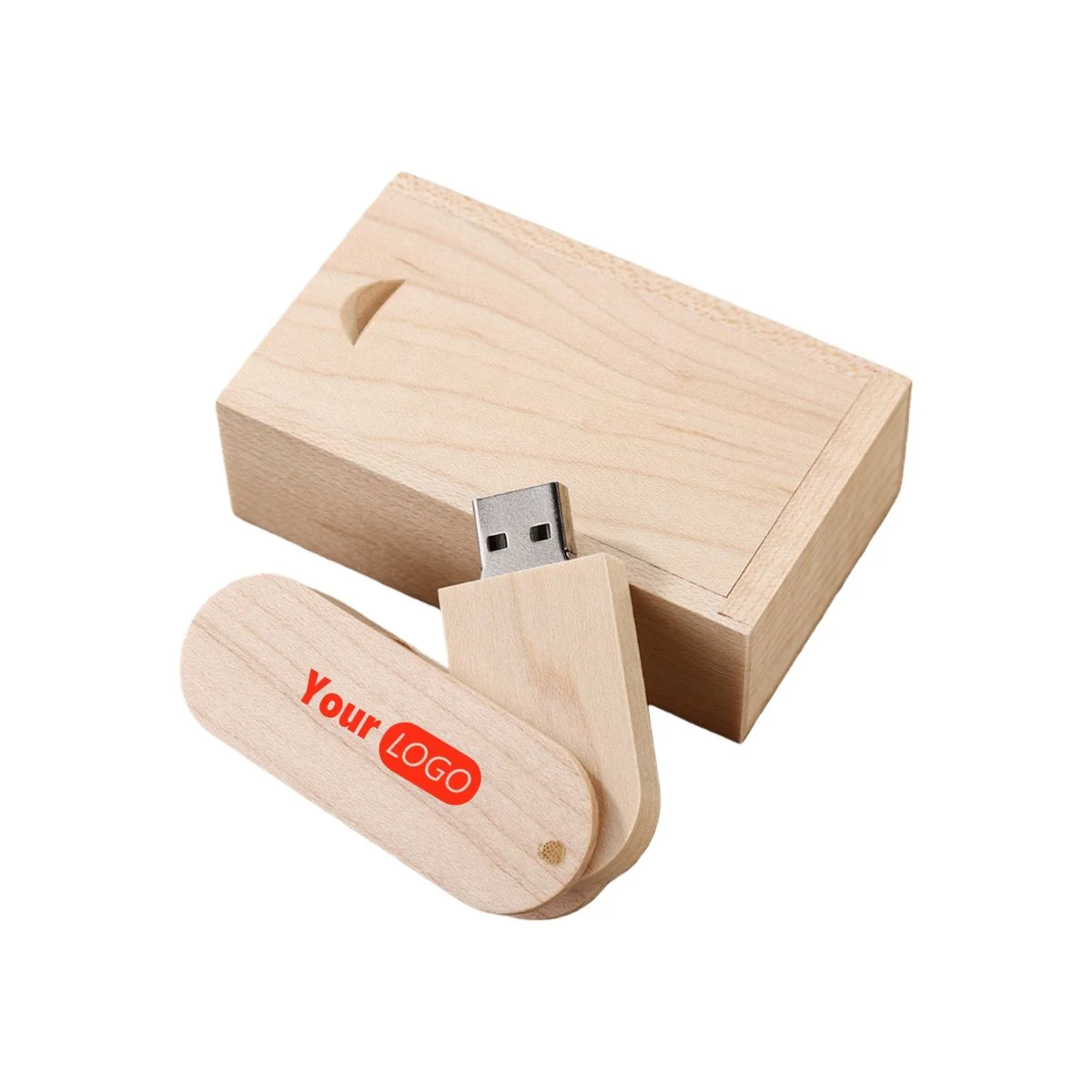 32GB Oval USB Flash Drive 1
