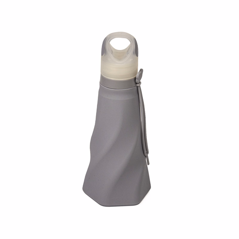 17oz Silicone Foldable biking water Bottle