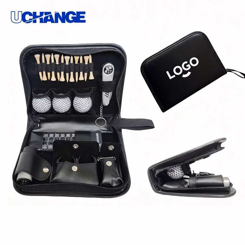 Multifunctional Leather Storage Bag For Golf Accessories