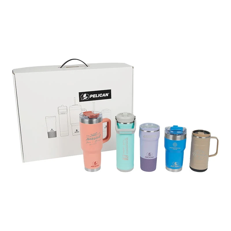 Pelican 5-pc Sample Hydration Kit in Cardboard Case w/Foam 1