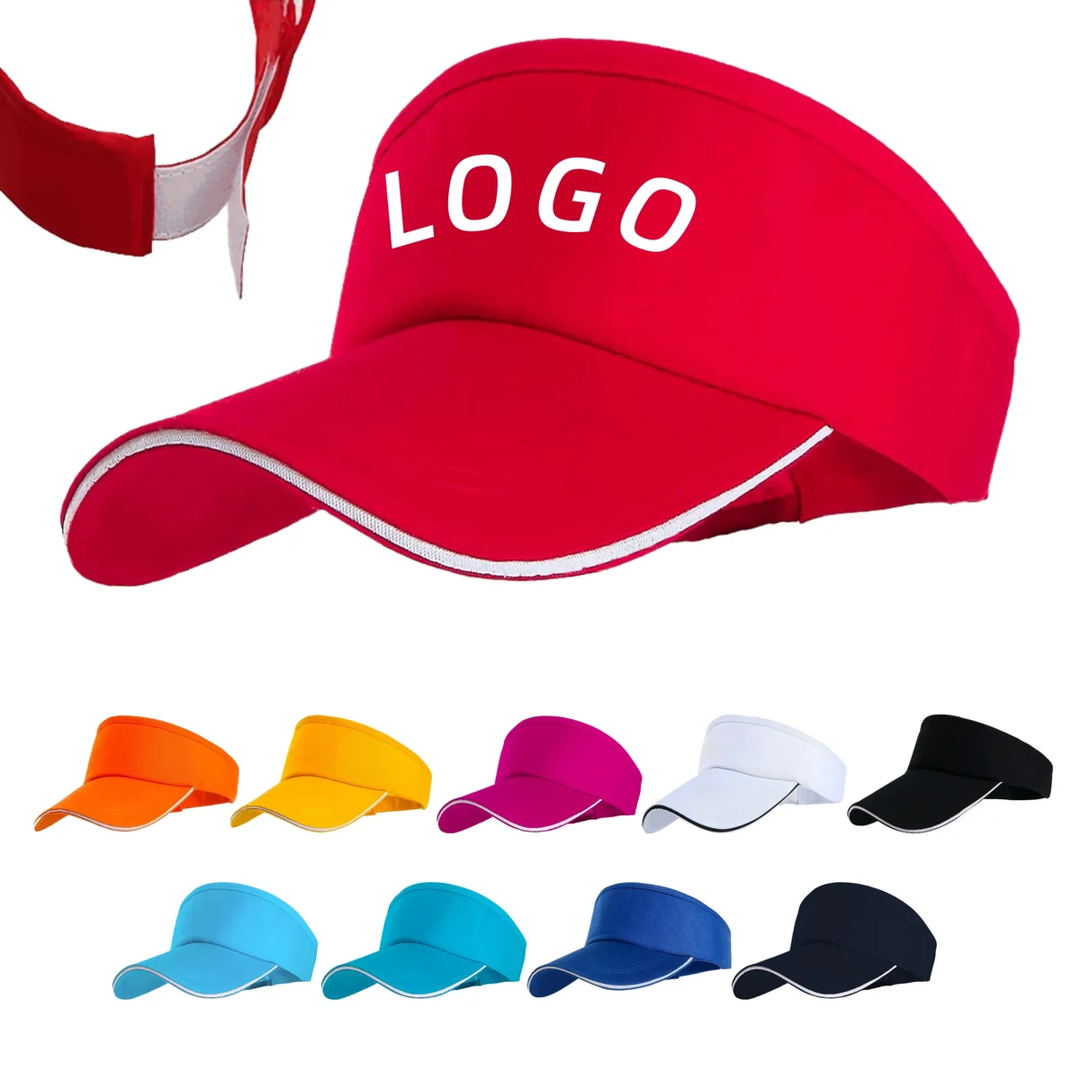 Cotton Sports Empty Top Baseball Golf Cap 1