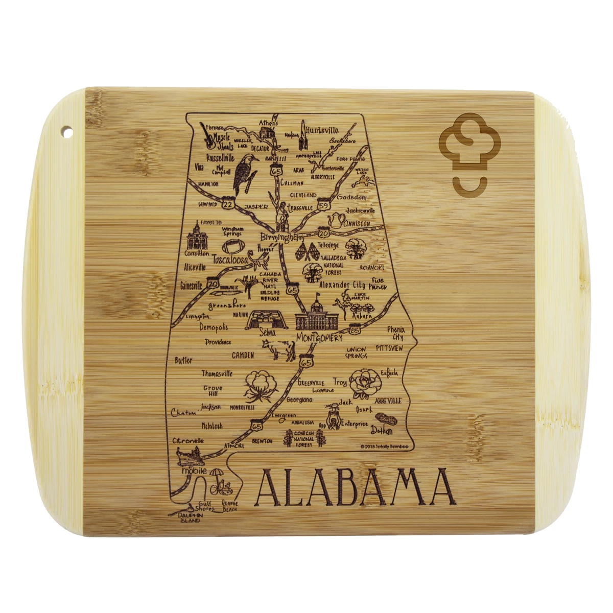 A Slice of Life Alabama Serving & Cutting Board 1