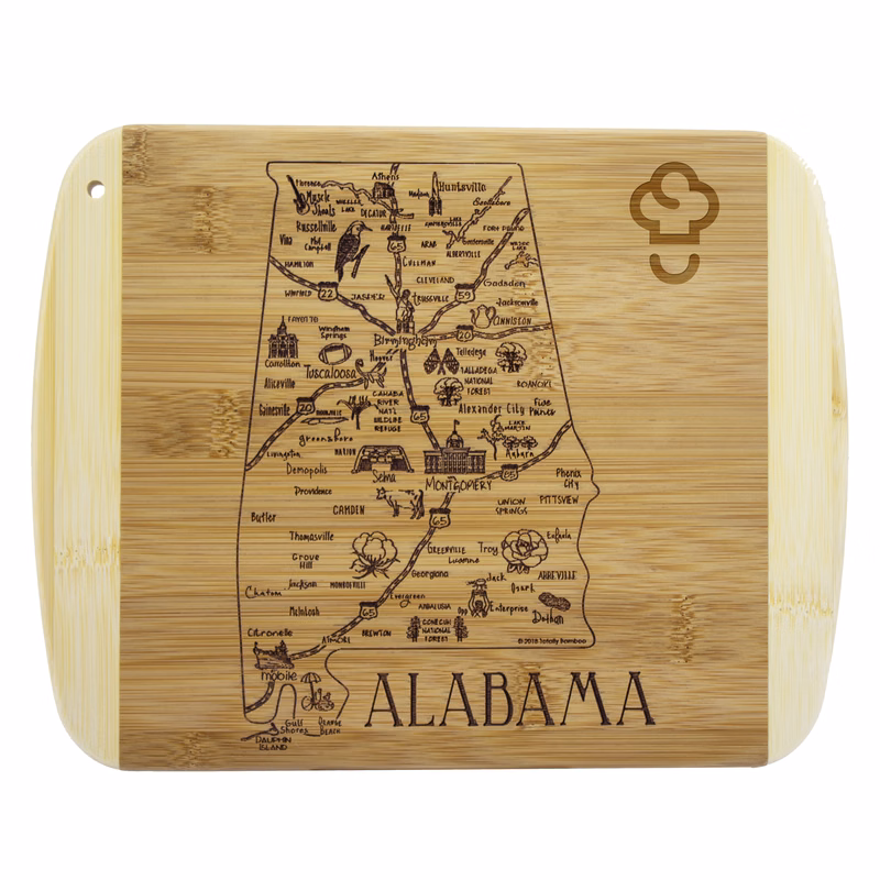 A Slice of Life Alabama Serving & Cutting Board