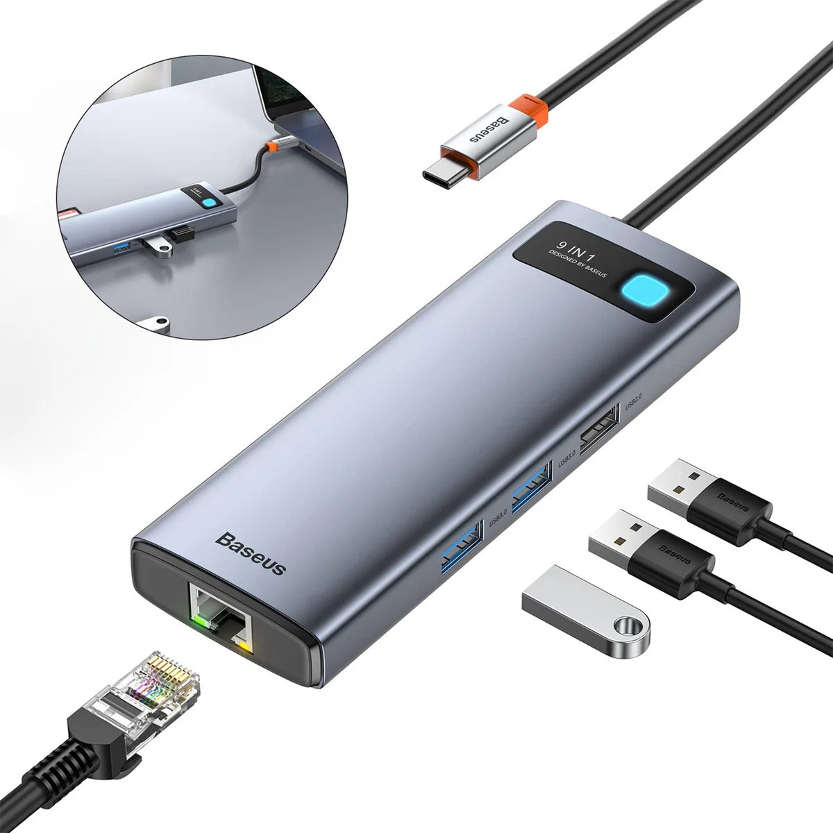9 in 1 Laptop Docking Station 1