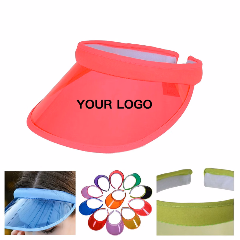 Transparent PVC Visor For Outdoor Sun Protection