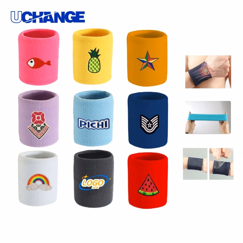 Embroidered Sports Sweat Wristband