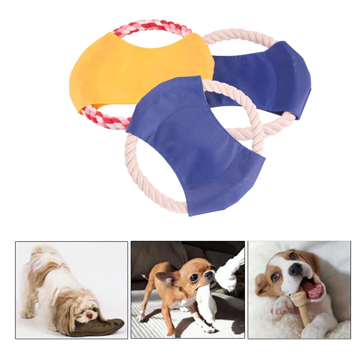 Pet Flying Discs Cotton RopeToys 1
