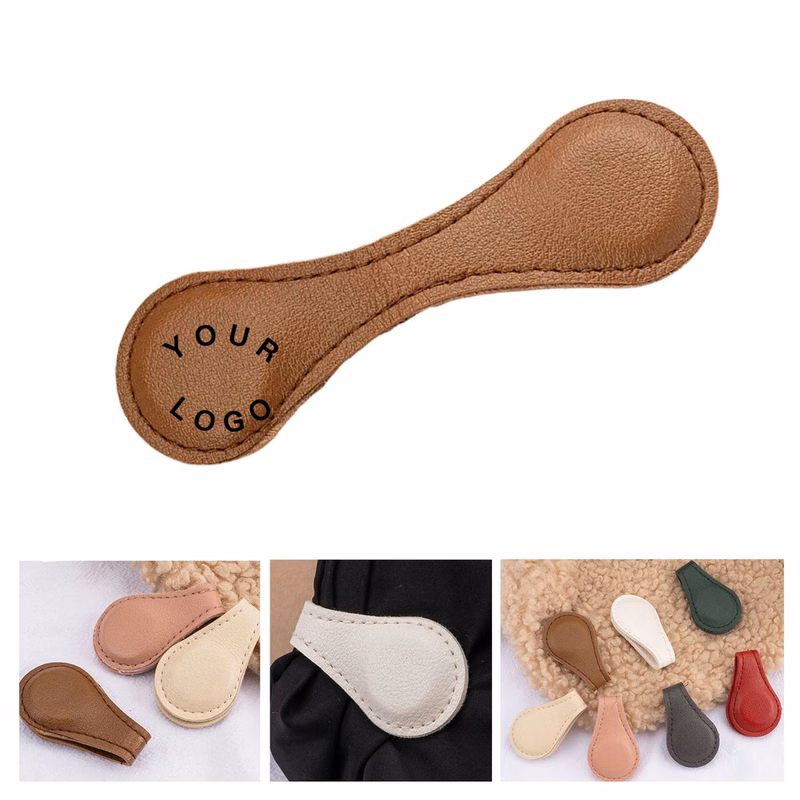 Compact PU Leather Bookmark with Magnetic Closure