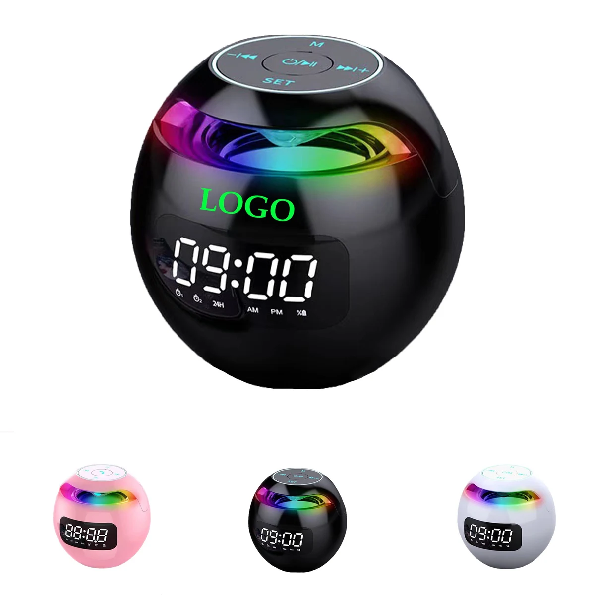 Bluetooth Speaker with Clock 1