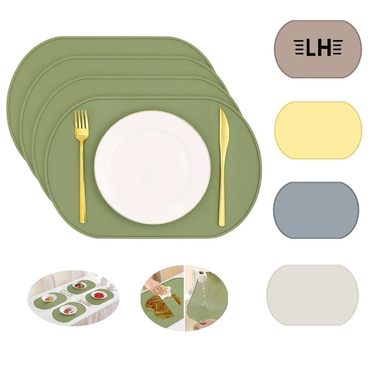 Portable Silicone Baby Placemat 1