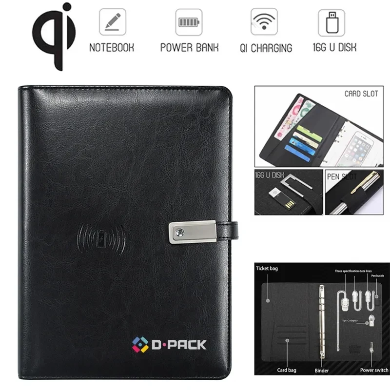 A5 Notebook With 8000 mAh Power Bank & 16GB U Disk 1