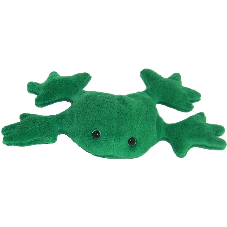 5" Custom Green Frog with imprinted sewn-in tag 1