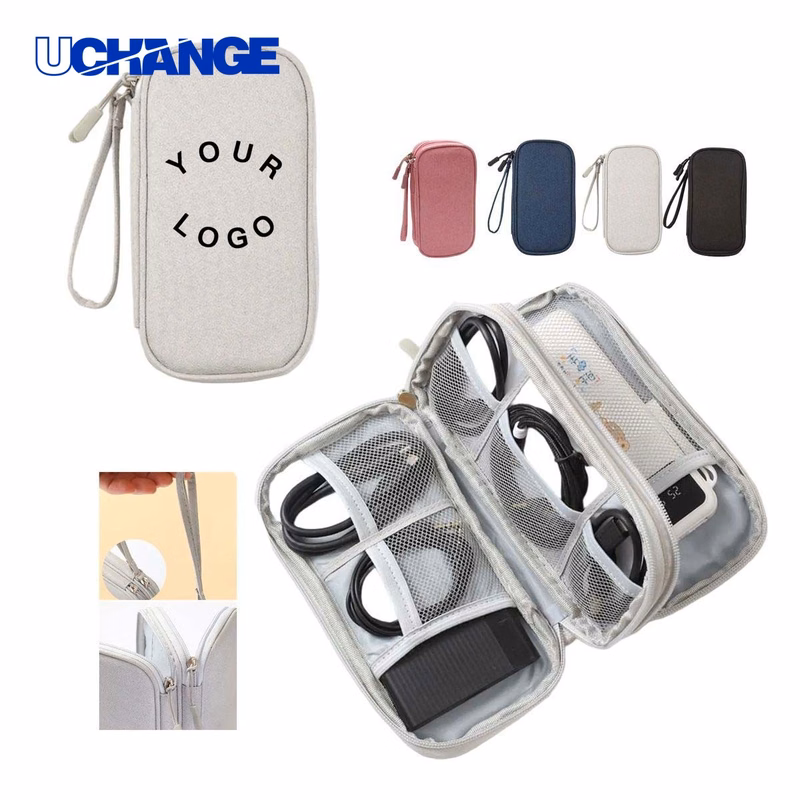 Accessory Organizer Bag Double Layer with Large Capacity