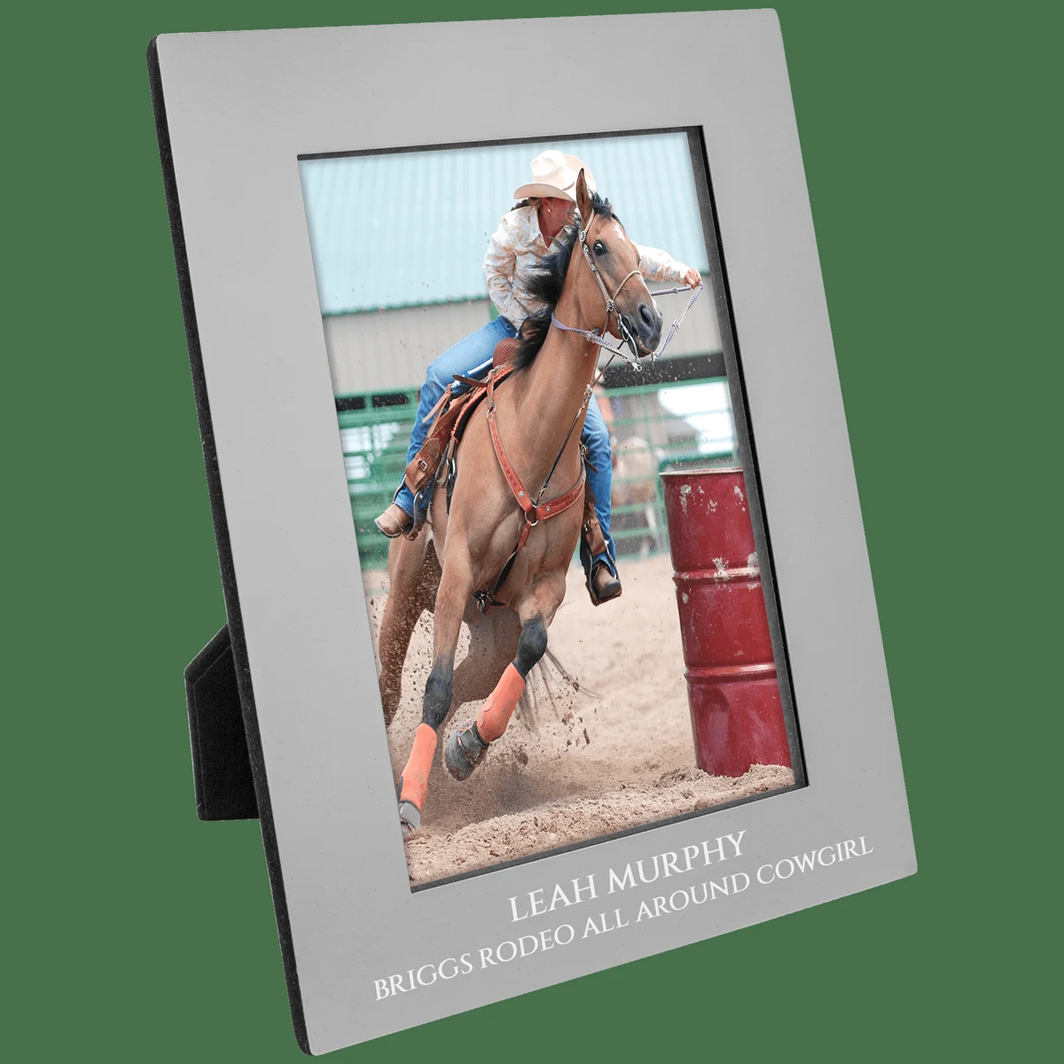4" x 6" Gray Aluminum Photo Frame 1
