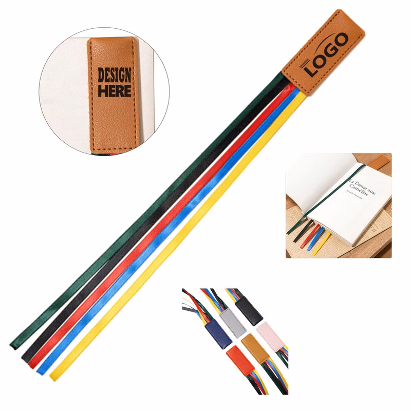 Colorful Webbing Leather Bookmark
