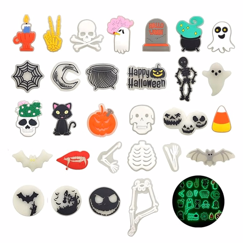Custom Halloween Glowing Shoe Charms