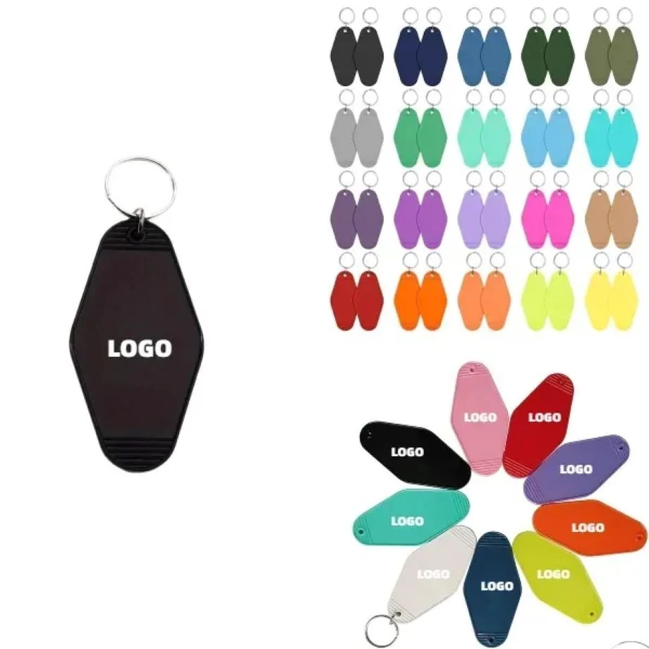 Vintage Plastic Diamond Key Tag 1