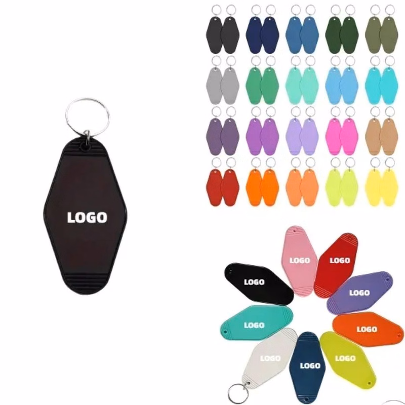 Vintage Plastic Diamond Key Tag