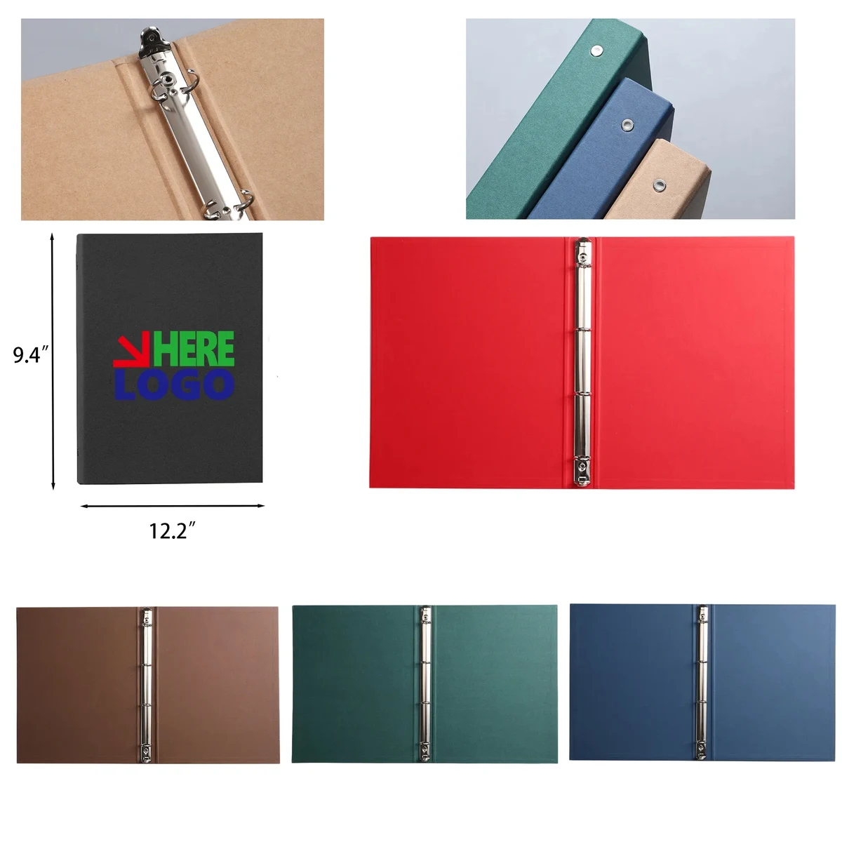 Full Color Imprint 4/5" Junior Round Ring Binder 1