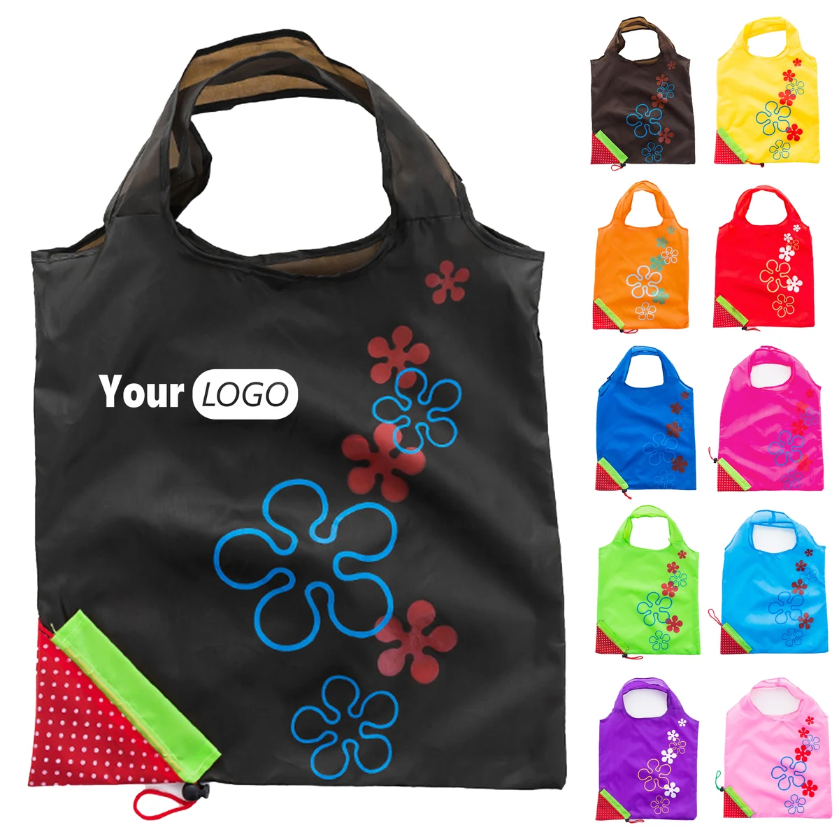 Nylon Portable Strawberry Shopping Bag 1