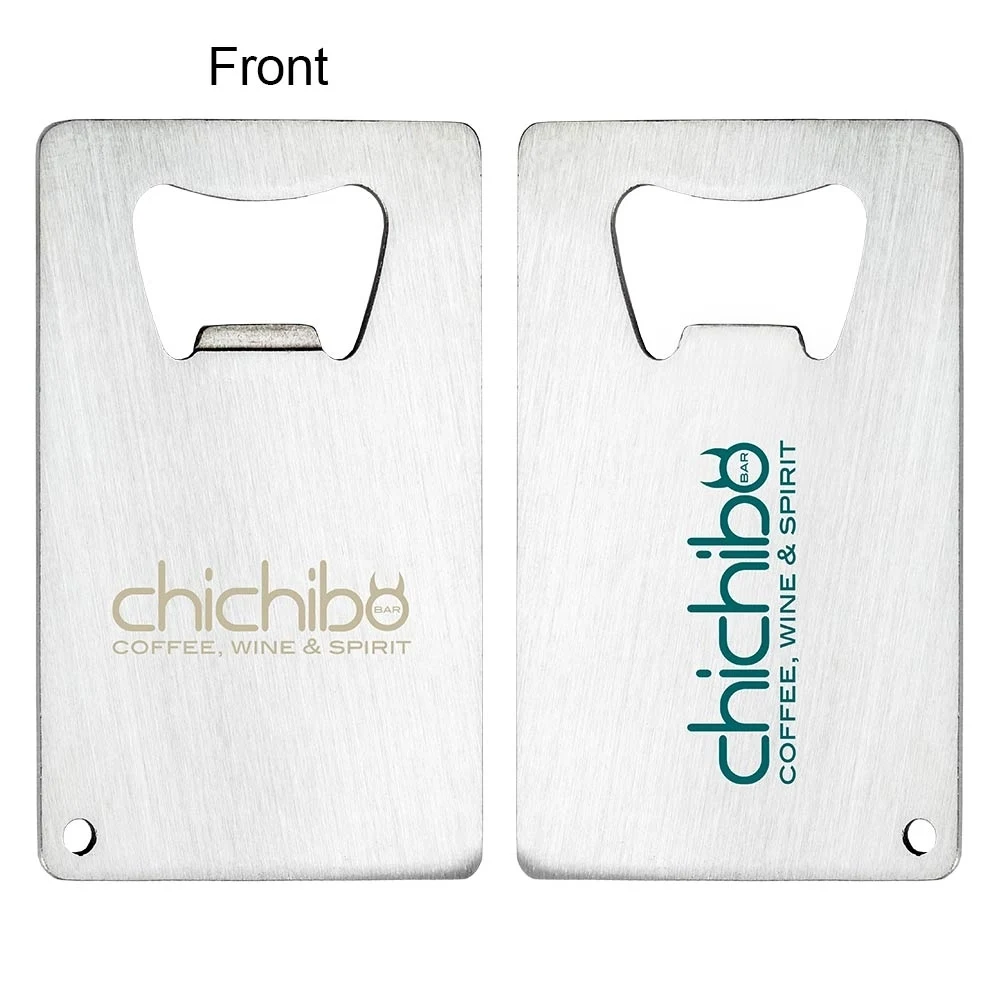 Stainless Credit Card Bottle Opener 1