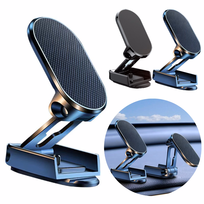 Multi-Angle Magnetic Dual Folding Car Phone Holder