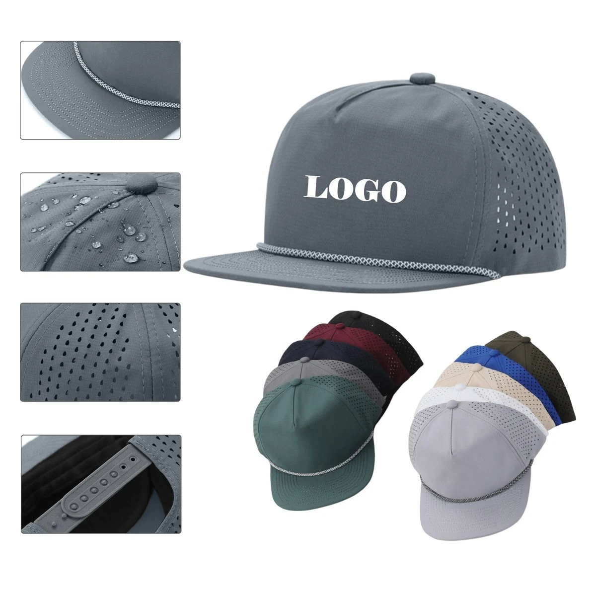 5 Panel Breathable Mesh Baseball Cap 1
