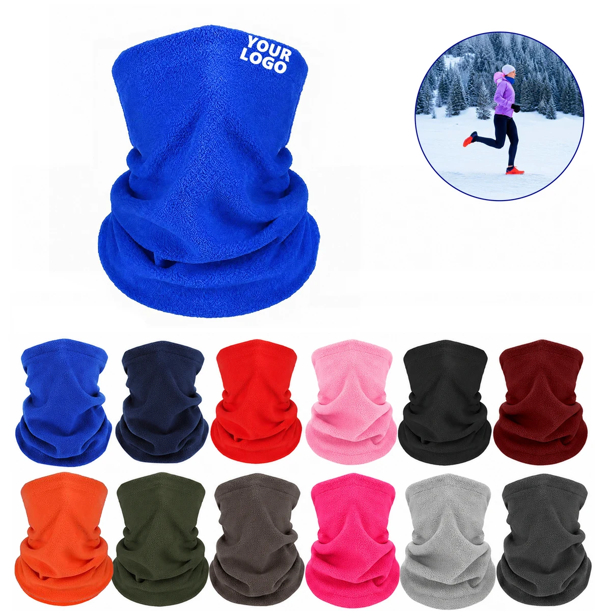Custom Warm Stretch Cold Season Neck Sleeve 1
