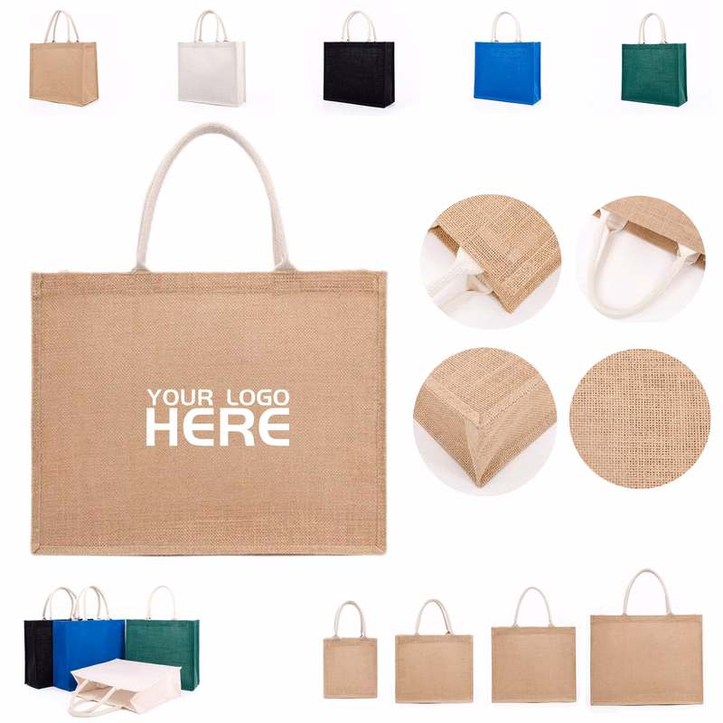 Jute Tote Bag With Handle