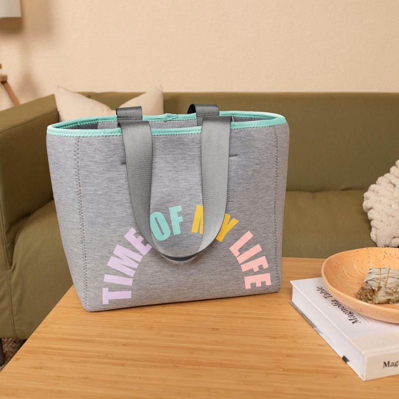 ALL DAY TOTE - HEATHERED JERSEY KNIT NEOPRENE - SMALL