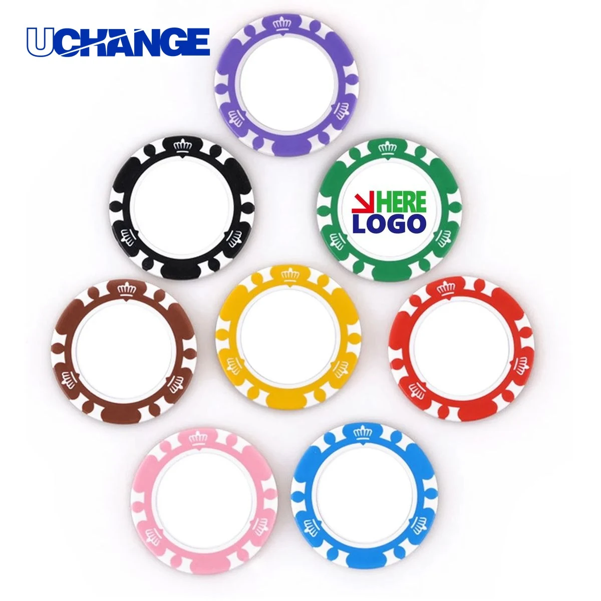 Portrait Premium Direct Print Poker Chips 1