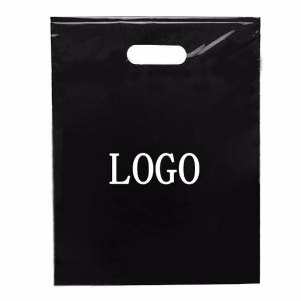 Plastic Die Cut Handle Bag - 12 " x 4 " x 15.75 "