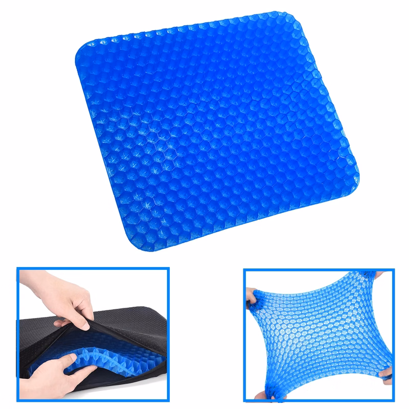 Egg Gel Seat Cushion with Non-Slip Cover