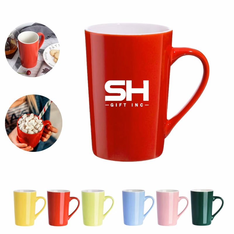 12oz Solid Color Ceramic Mug