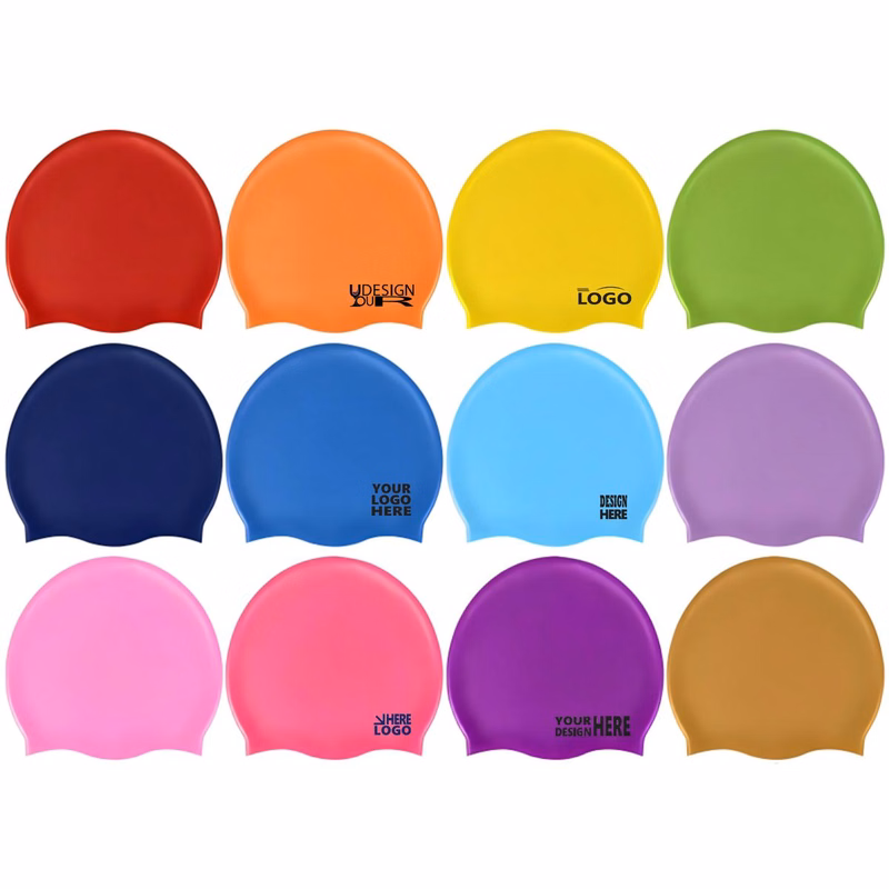 Custom Printed Silicone Swimming Cap
