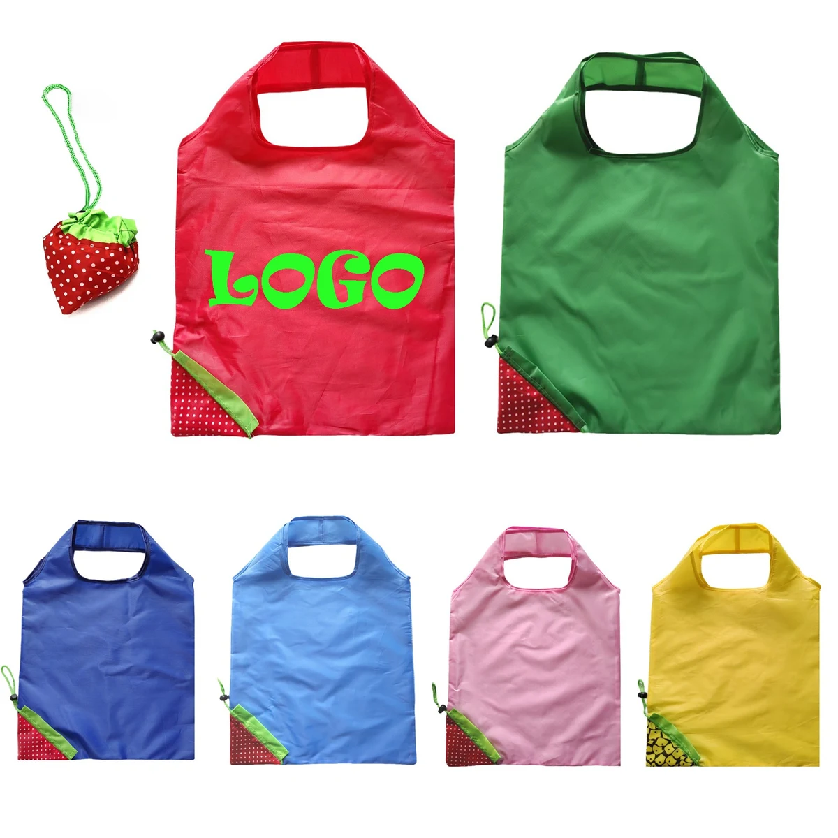 Strawberry Bag Creative Polyester Folding Bag 1