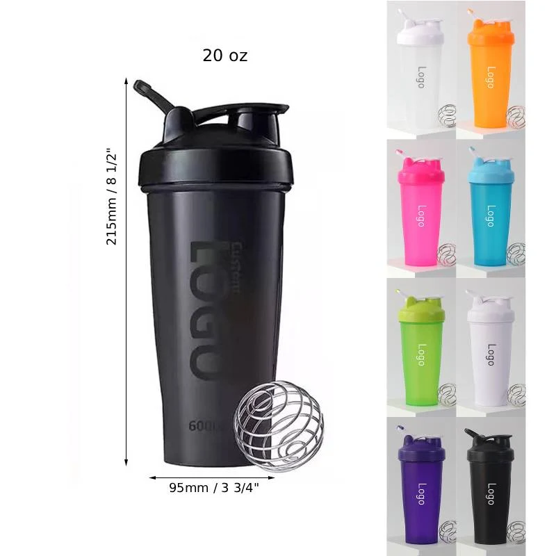 20 oz Plastic Shaker Bottle 1