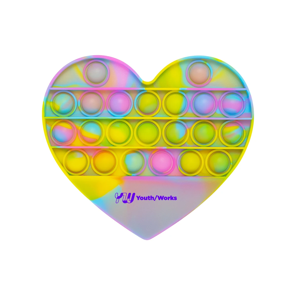 Push Pop Bubble Heart Shape Fidget Sensory Toy 1