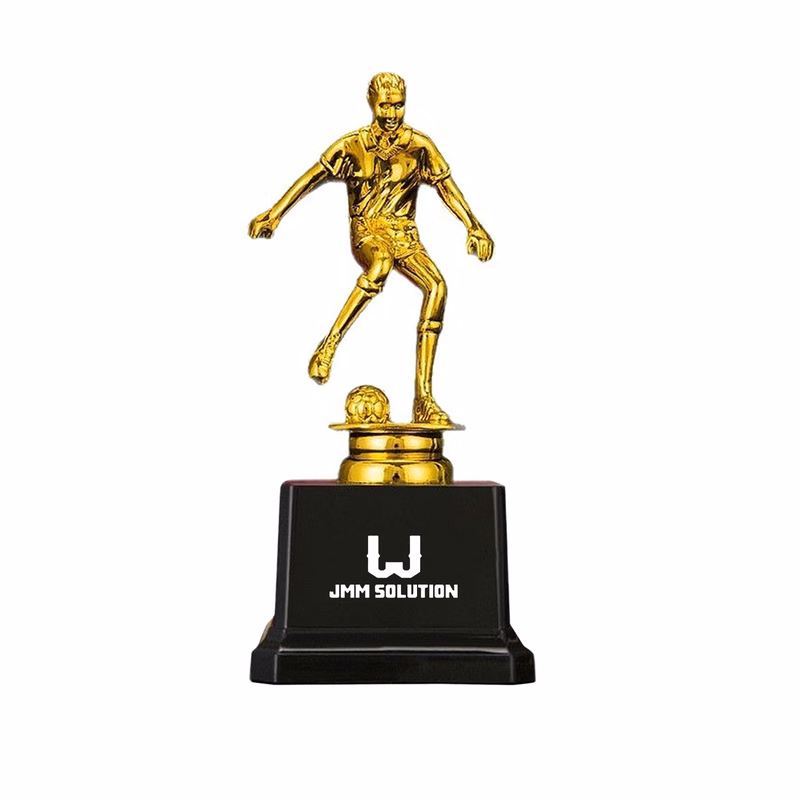 Plastic Soccer Gold Player Trophy