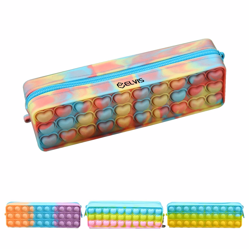 Bubble Silicone Stationery Box Pencil Case