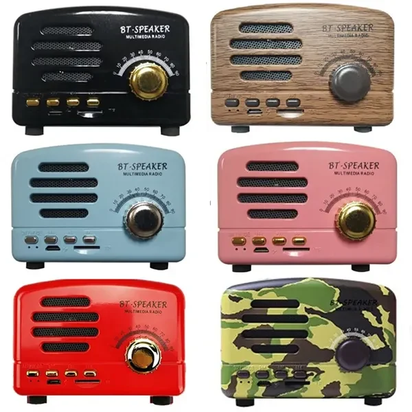 Portable Retro Mini Bluetooth Speaker 1