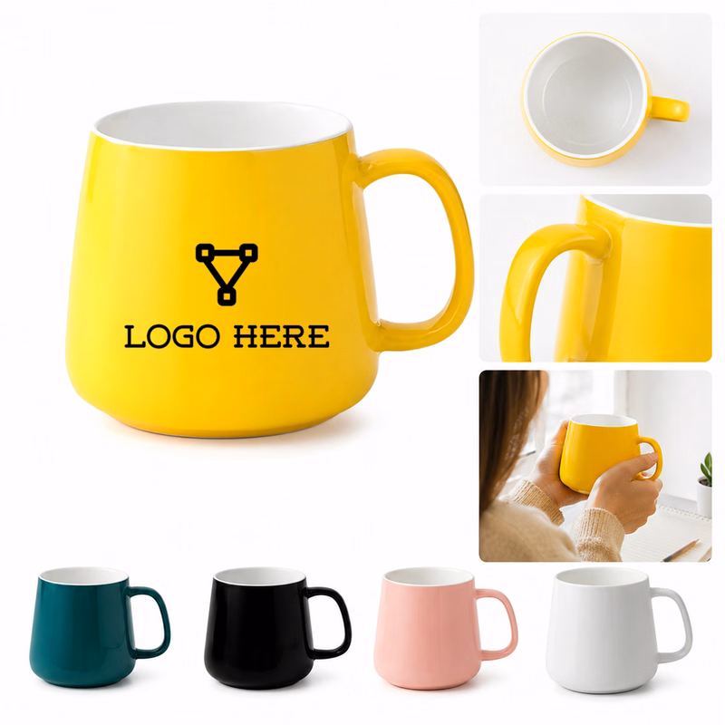 Large Capacity Multi-Color Ceramic Tea Cup