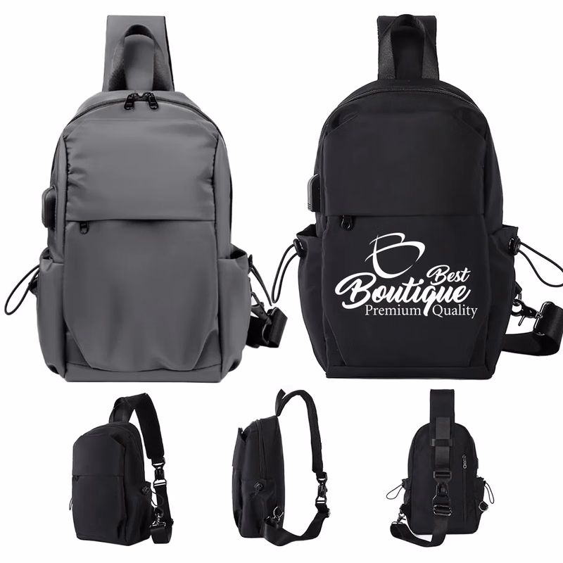 Small Lightweight Sling Crossbody Shoulder Bag With Usb Port