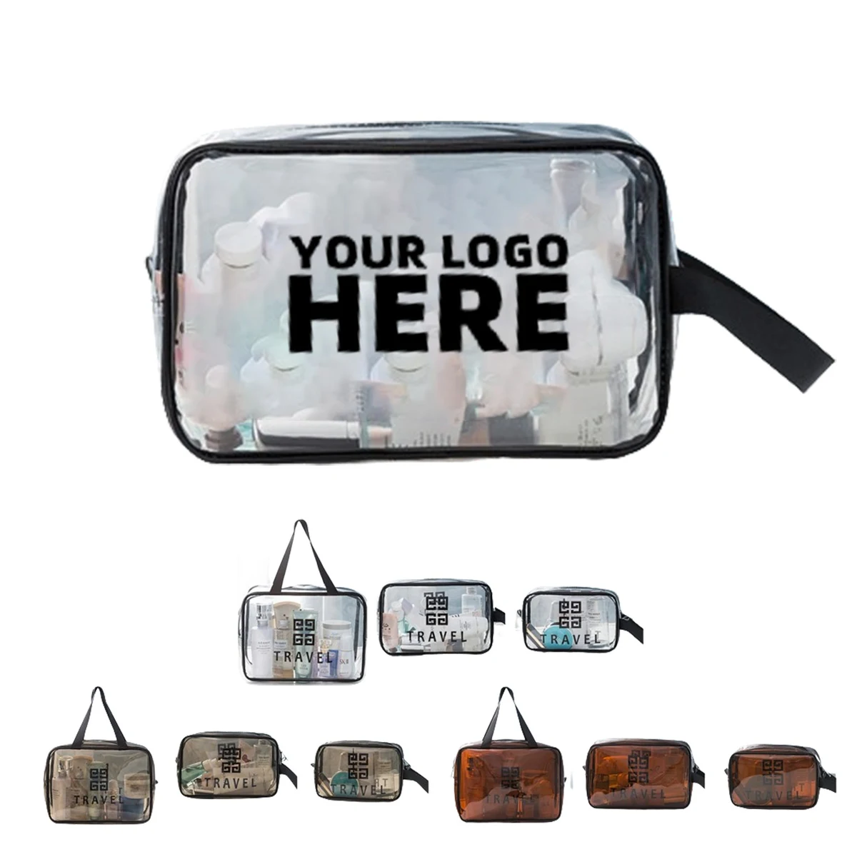 Clear Cosmetics Bag Toiletry Bag 1