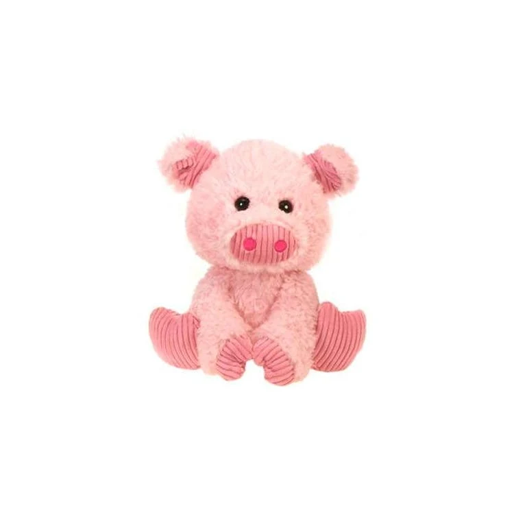 Plush Pink Sitting Pig - 9.5" 1